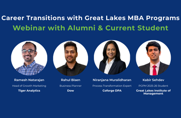 Transitions with the Great Lakes MBA Programs